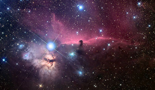 horsehead nebula flames of genesis